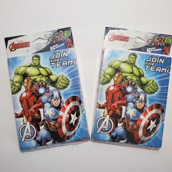 Avengers Birthday Party Invitations/Thank You Card - Picture 1 of 5